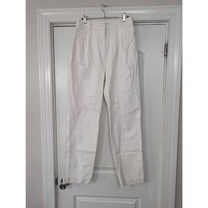 Aritzia‎ The Group by Babaton Antares Pants women's size 6 white pleated minimal